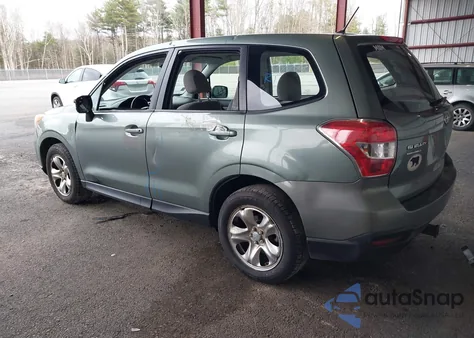 2014 Subaru Forester 2.5I z USA, uszkodzony, nr VIN JF2SJAAC9EH411444